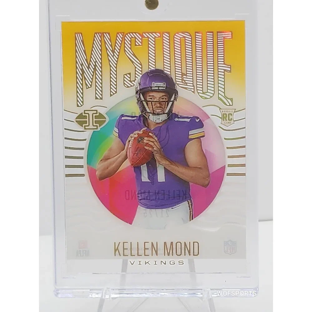 2021 Panini Illusions Mystique Yellow 21/25 Kellen Mond #MY-19 Rookie Auto RC